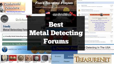 Below are links to forums about gold and treasure metal detecting and relic hunting. . Metal detecting forum